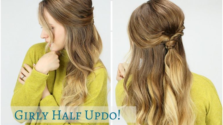 Sweater Weather Half Updo