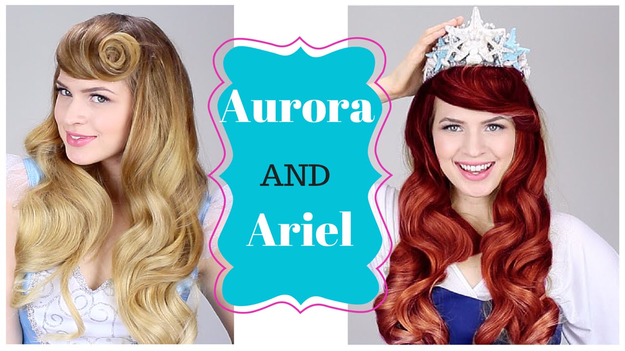 Disney's Ariel AND Aurora Hair tutorial 1 Disney's Ariel AND Aurora Hair tutorial