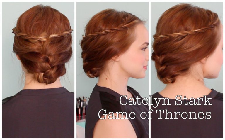 Quick and Easy Catelyn Stark Inspired Updo