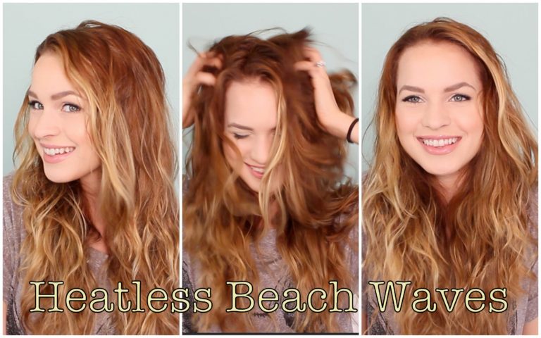 Easy Heatless Beachy Waves