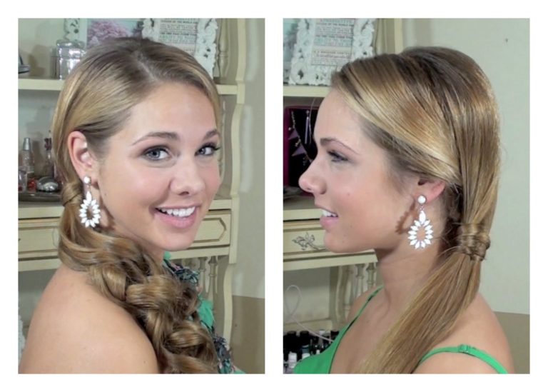 Side Swept Hairstyles for Prom or Homecoming