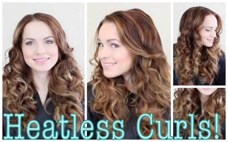 Easy Heatless Curls Tutorial