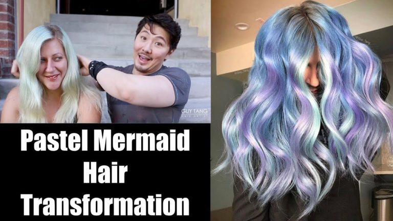 Pastel Mermaid Hair Transformation