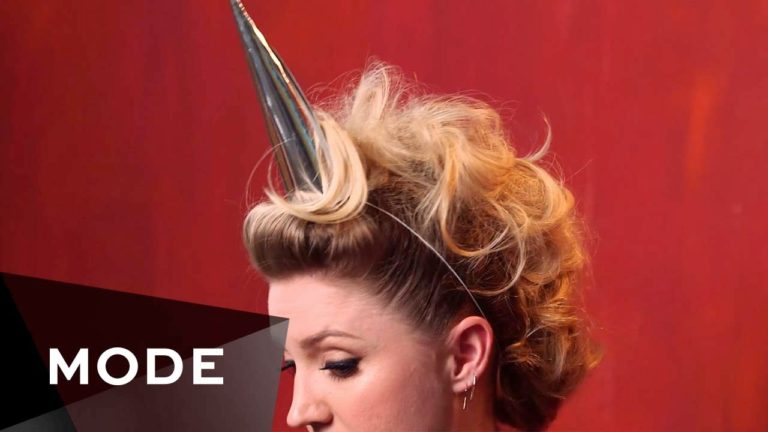 Easy Unicorn Fauxhawk for Halloween